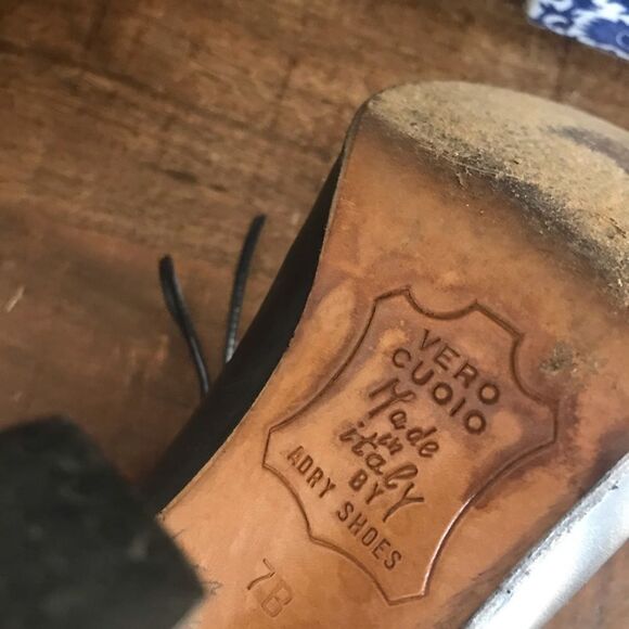 Vintage unusual ADRY made in ITALY ankle boots size 7 punk goth witchy fashion - Picture 7 of 7